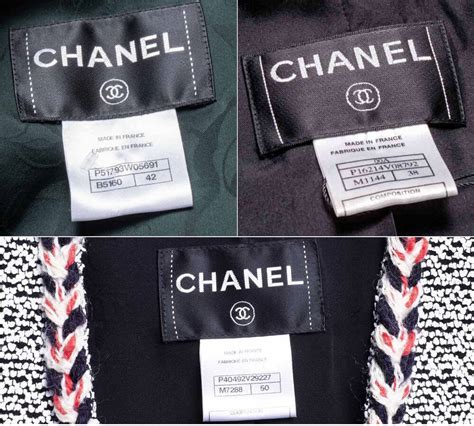 authentic chanel clothing label|how to tell real chanel.